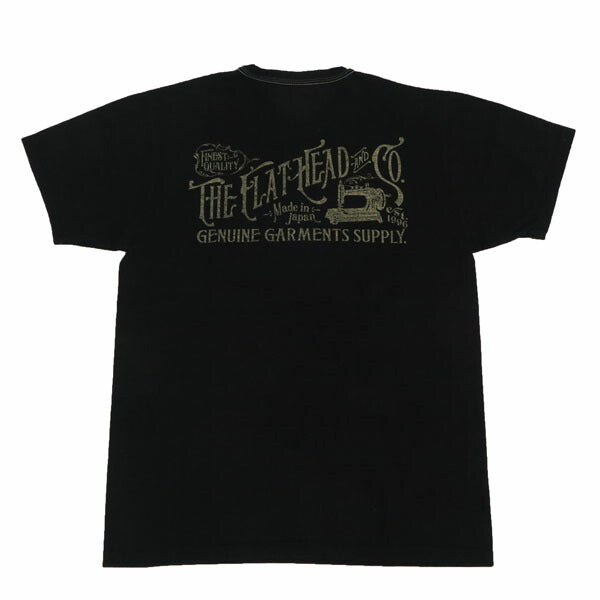 플랫헤드 THE FLAT HEAD 반소매 GENUINE GARMENTS 티셔츠 FN-THC-052