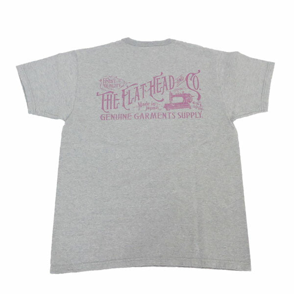 플랫헤드 THE FLAT HEAD 반소매 GENUINE GARMENTS 티셔츠 FN-THC-052