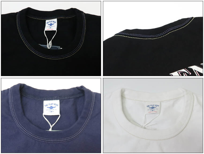 フラットヘッド THE FLAT HEAD เสื้อยืดแขนสั้น GOLDEN 50’s FN-THC-063【คอลเลกชันฤดูใบไม้ผลิ/ฤดูร้อน 2026】