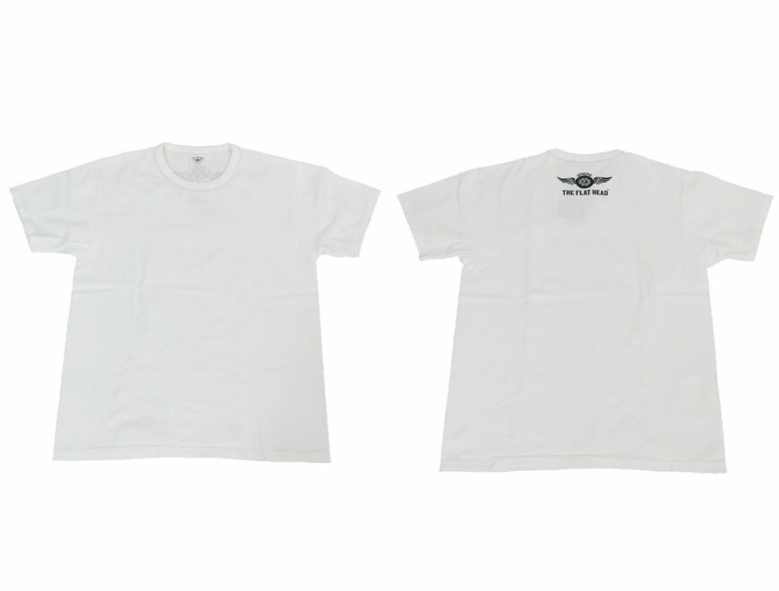 フラットヘッド THE FLAT HEAD 半袖 Ｔシャツ SMALL FLYING WHEEL FN-THC-203【2026年春夏新作】