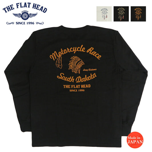 フラットヘッド THE FLAT HEAD 長袖 吊り生地 双糸 ロングスリーブTシャツ