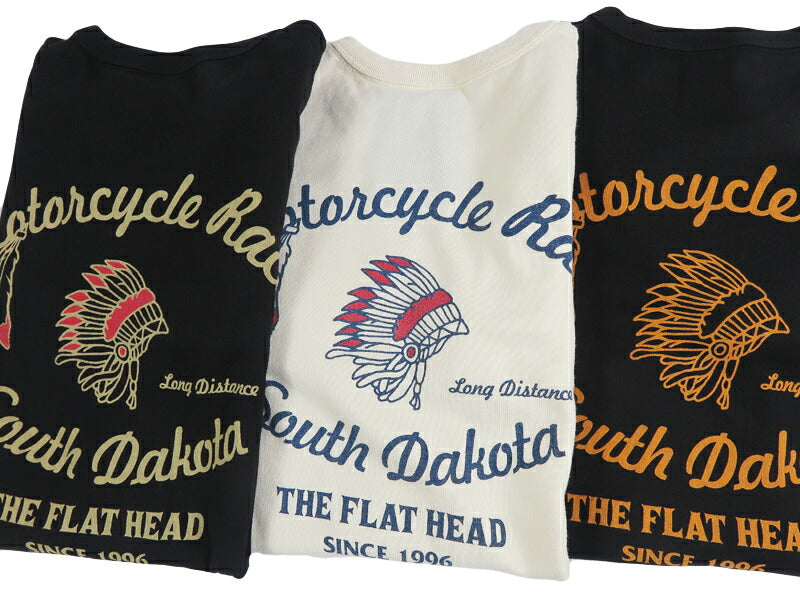 フラットヘッド THE FLAT HEAD 長袖 吊り生地 双糸 ロングスリーブTシャツ