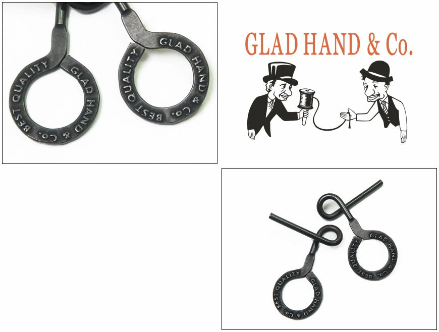 GLAD HAND グラッドハンド 知恵の輪 パズルリング キーホルダー PUZZLE RINGS KEY HOLDER