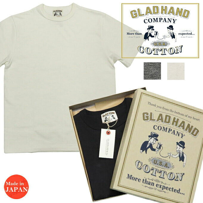 GLAD HAND グラッドハンド 半袖 Tシャツ クルーネック U.S.Aコットン Royal Classシリーズ GH-R-01 【2026年秋冬新作】