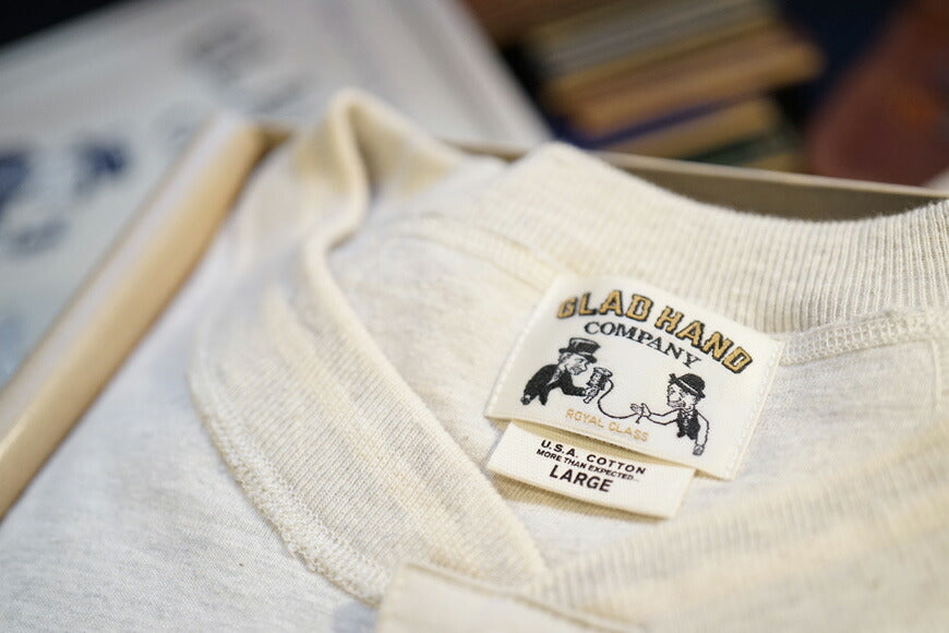 GLAD HAND グラッドハンド 半袖 Tシャツ クルーネック U.S.Aコットン Royal Classシリーズ GH-R-01 【2026年秋冬新作】