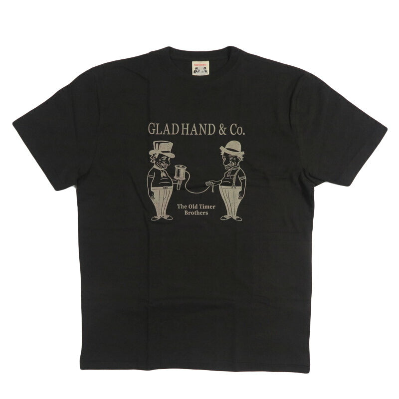 GLAD HAND グラッドハンド 半袖 Tシャツ クルーネック The Old Timer Brothers うちわ付き パックTee  GH6201 【2026年春夏新作】