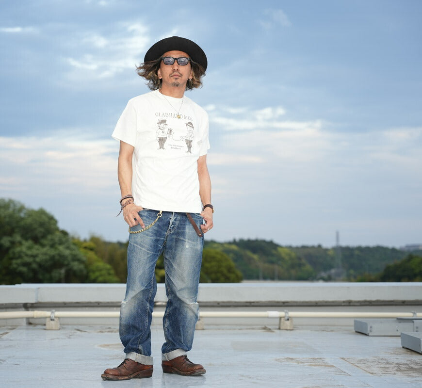 GLAD HAND グラッドハンド 半袖 Tシャツ クルーネック The Old Timer Brothers S/S T-SHIRTS パックTee  GH6201 【2026年春夏新作】