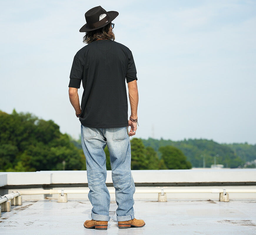 GLAD HAND グラッドハンド 半袖 Tシャツ ヘンリーネック 胸ポケット 天竺生地 パックTee GLADHAND-13 【2026年春夏新作】