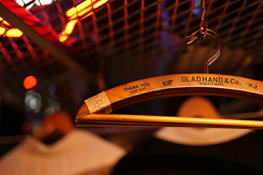 GLAD HAND JEWERLY 原创木制衣架 3件套 ADVERTISING WOODEN HANGER