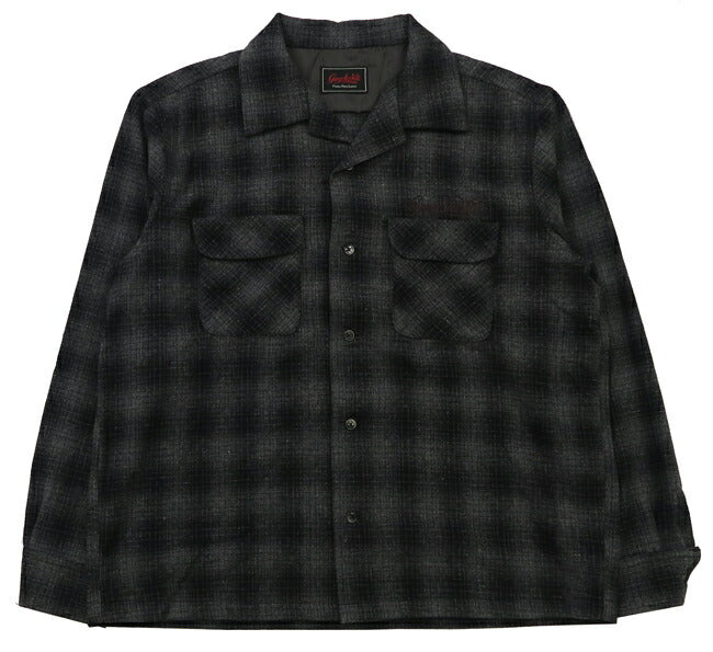 GANGSTERVILLE 갱스터빌 긴팔 울 체크 셔츠 LOCOS GLAD HAND 글래드핸드 GSV-24-AW-08