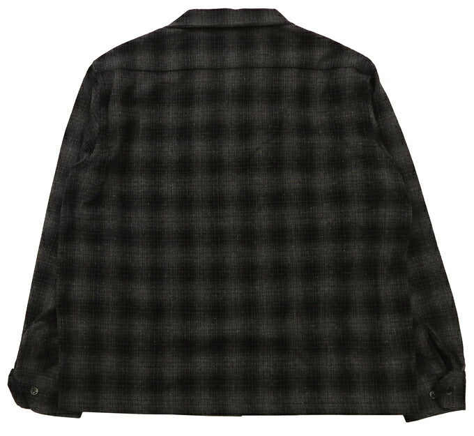 GANGSTERVILLE 갱스터빌 긴팔 울 체크 셔츠 LOCOS GLAD HAND 글래드핸드 GSV-24-AW-08