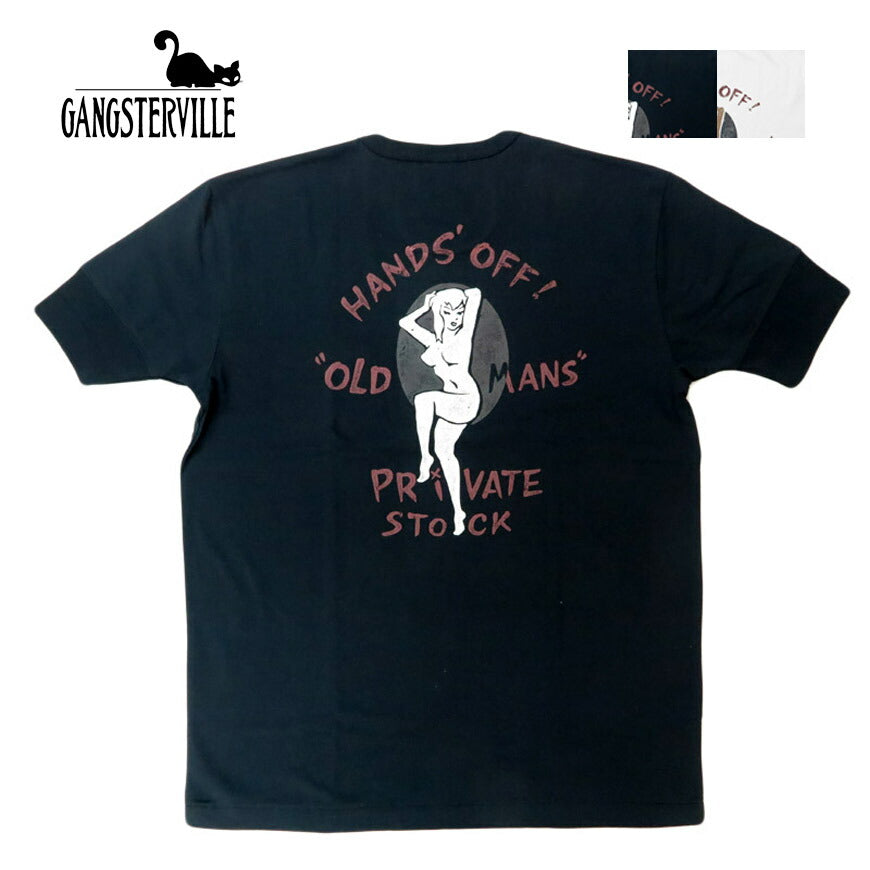 GANGSTERVILLE ギャングスタービル Henley-Neck Kurzarm T-Shirt "LAY OFF" GLADHAND グラッドハンド GSV5122