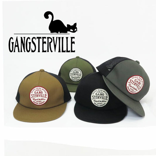 GANGSTERVILLE ギャングスタービル CIRCLE SIG - TRUCKER CAP トラッカー キャップ GLAD HAND グラッドハンド GSV51G01