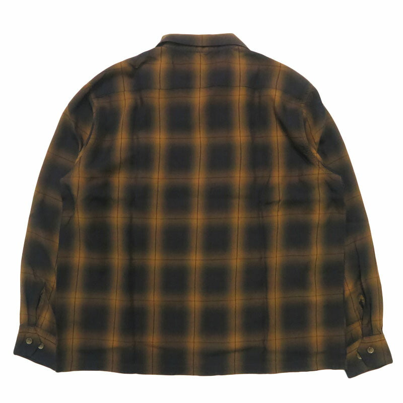 GANGSTERVILLE ギャングスタービル テンセルチェック オープンカラーシャツ GLAD HAND グラッドハンド  LOCOS - L/S SHIRTS  GSV6113 【2026年春夏新作】