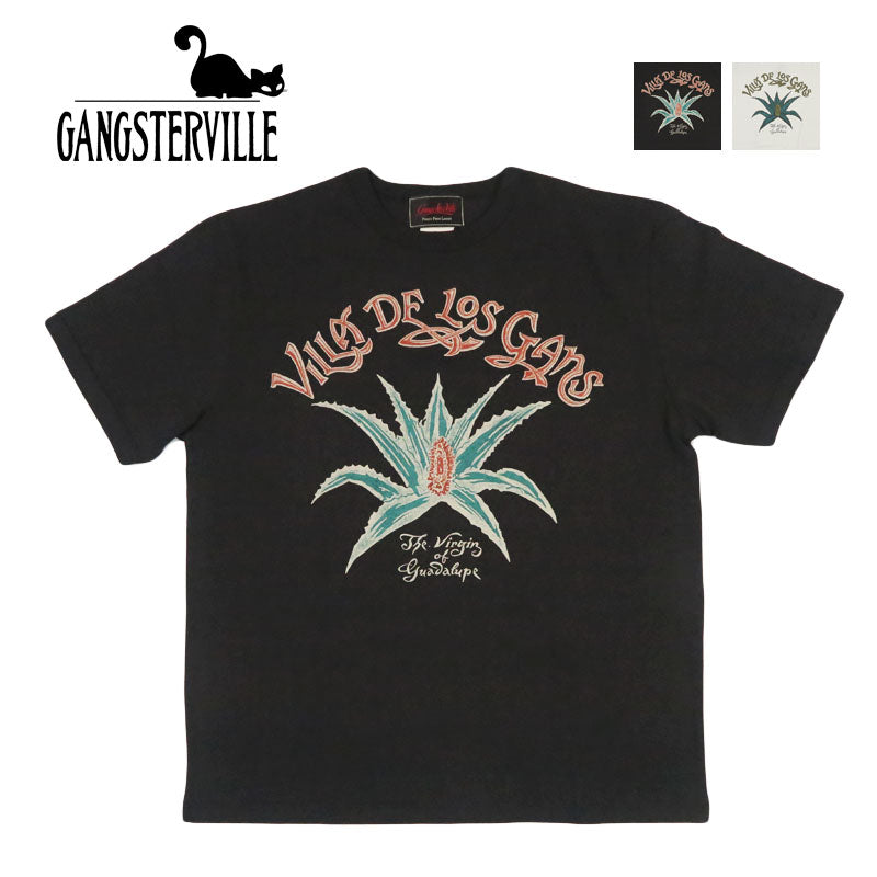 GANGSTERVILLE ギャングスタービル 半袖Tシャツ VILLA DE LOS GANS GUADALUPE GLAD HAND グラッドハンド GSV6122 【2026年春夏新作】