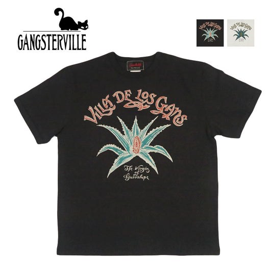 GANGSTERVILLE ギャングスタービル 半袖Tシャツ VILLA DE LOS GANS GUADALUPE GLAD HAND グラッドハンド GSV6122 【2026年春夏新作】