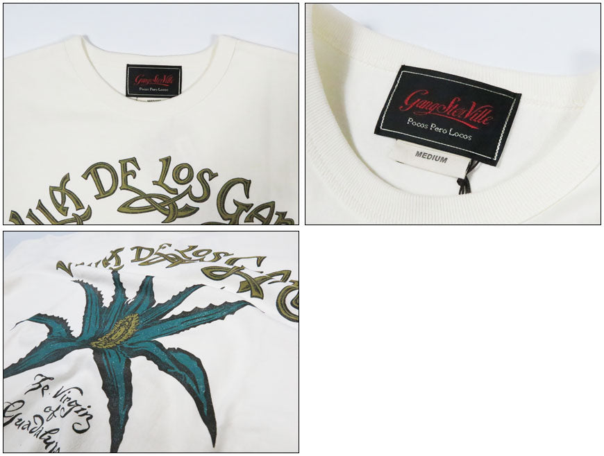 GANGSTERVILLE ギャングスタービル 半袖Tシャツ VILLA DE LOS GANS GUADALUPE GLAD HAND グラッドハンド GSV6122 【2026年春夏新作】