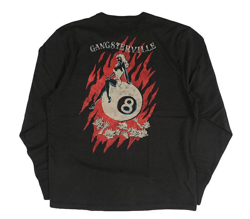 GANGSTERVILLE ギャングスタービル 長袖 ヘンリーネックT GAMBLERS - L/S HENRY T-SHIRTS GSV6313 GLAD HAND グラッドハンド【2026年秋冬新作】