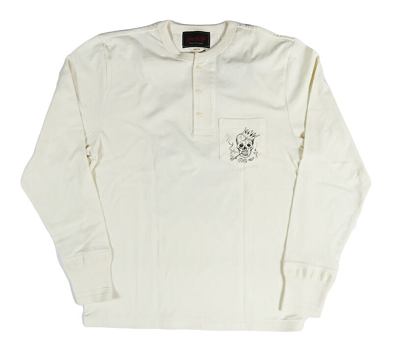 GANGSTERVILLE ギャングスタービル 長袖 ヘンリーネックT GAMBLERS - L/S HENRY T-SHIRTS GSV6313 GLAD HAND グラッドハンド【2026年秋冬新作】