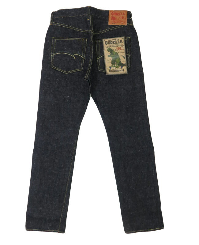 ダルチザン ステュディオ・ダ・ルチザン STUDIO D'ARTISAN Eng geschnittene Straight Godzilla-Jeans 18.oz Denim One Wash GZ-009-LG