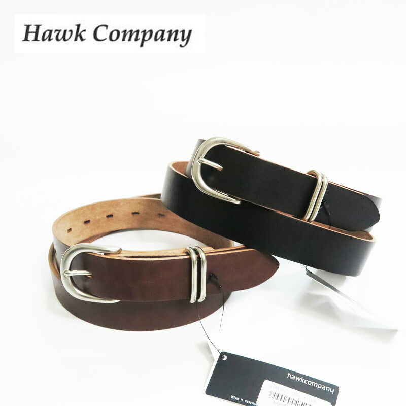 ホークカンパニー HAWK COMPANY  レザー ベルト 牛革 メンズ レディース 1623【2025年秋冬新作】