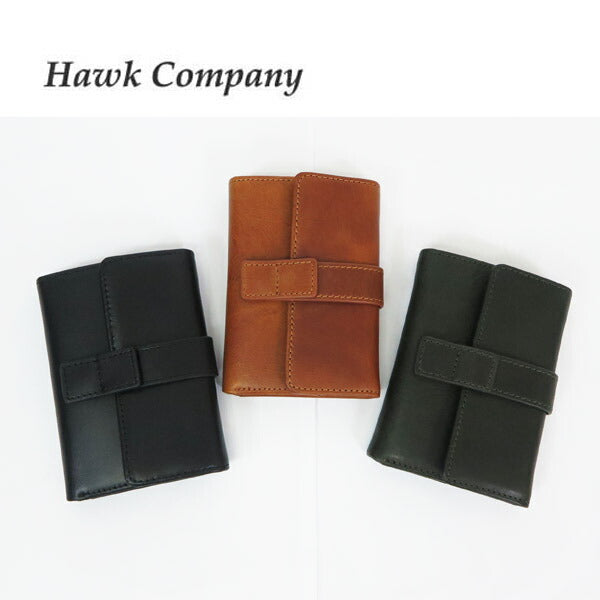 ホークカンパニー HAWK COMPANY FAUCON レザー 牛革 ウォレット 三つ折り コンパクト 財布 7256