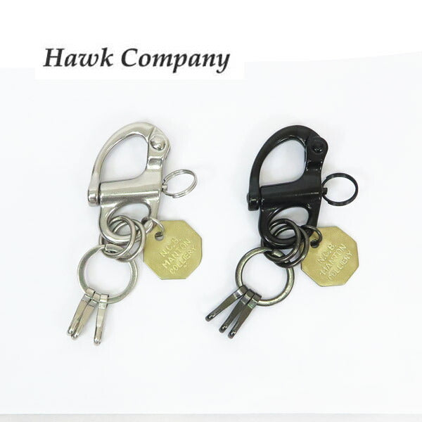 ホークカンパニー HAWK COMPANY カラビナ キーホルダー キーフック ブラス 7551