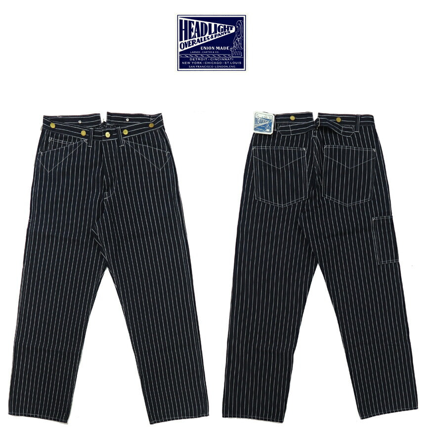 HEADLIGHT ヘッドライト 実名復刻 8oz. SPECIAL WOVEN STRIPE DENIM ダンガリーズ ワーク パンツ SUGAR CANE シュガーケーン HD42499