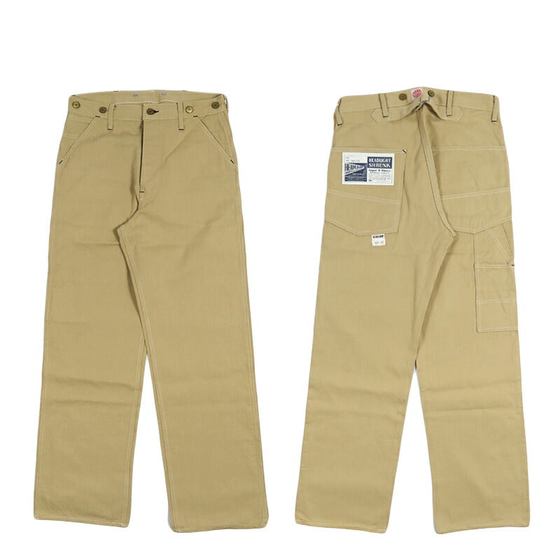 FAROS 10oz sarga espiga aleatoria pantalones de trabajo dungarees SUGAR CANE HD42656 【Nueva colección primavera-verano 2026】
