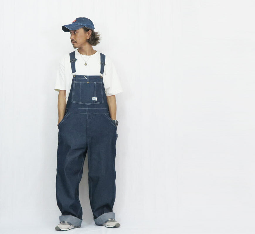 UNION HERCULES MADE ユニオン ヘラクレス メイド Overall Denim 10oz oleh JOHNBULL ジョンブル HE251P01-010