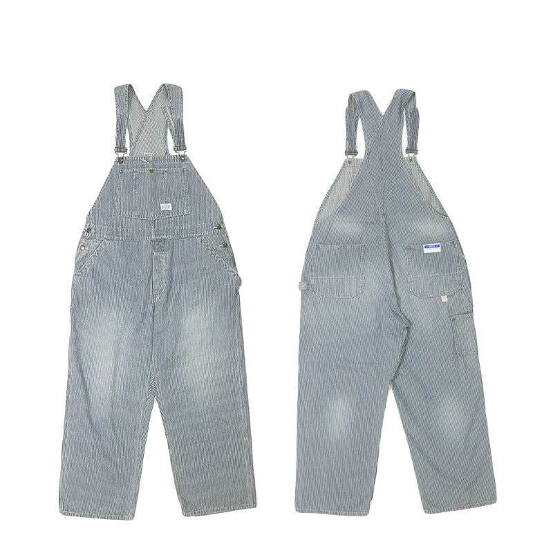 UNION HERCULES MADE ユニオン ヘラクレス メイド 10oz ヒッコリー  オーバーオール ユーズドウォッシュ by JOHNBULL ジョンブル HE251P01-211