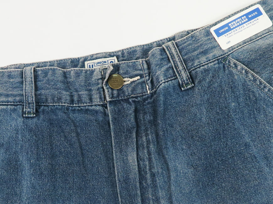 ยูเนียน เฮอร์คิวลิส เมด UNION HERCULES MADE กางเกงทำงานเพนเทอร์ยีนส์ 10oz W บลีช โดย JOHNBULL รุ่น HE251P03-116