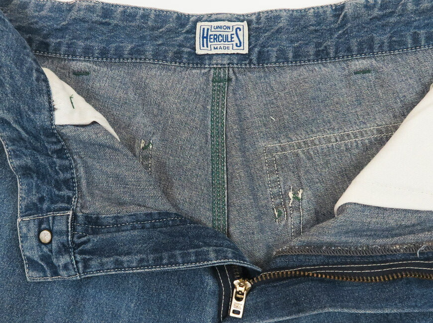 ยูเนียน เฮอร์คิวลิส เมด UNION HERCULES MADE กางเกงทำงานเพนเทอร์ยีนส์ 10oz W บลีช โดย JOHNBULL รุ่น HE251P03-116