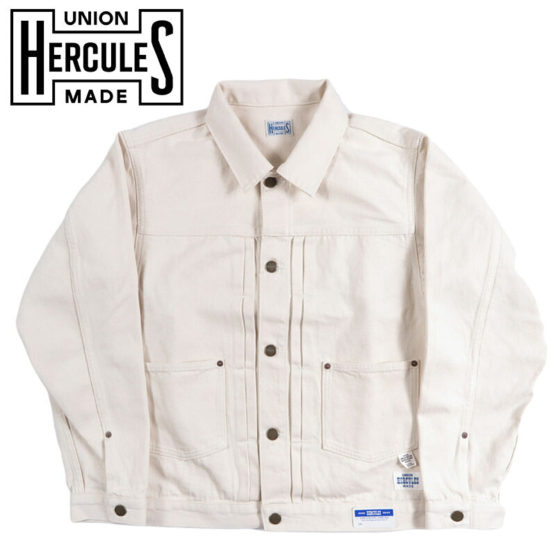 UNION HERCULES MADE ユニオン ヘラクレス メイド デニムジャケット ナチュラル by JOHNBULL ジョンブル HE261L12-003【2026年秋冬新作】