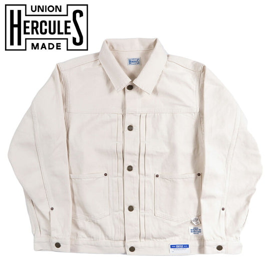 UNION HERCULES MADE ユニオン ヘラクレス メイド デニムジャケット ナチュラル by JOHNBULL ジョンブル HE261L12-003【2026年秋冬新作】
