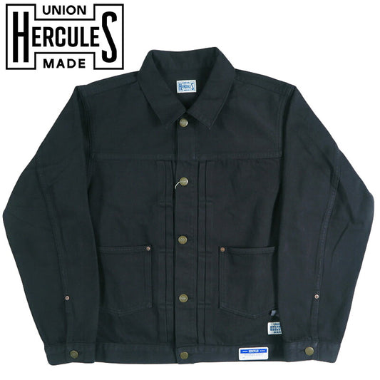 UNION HERCULES MADE ユニオン ヘラクレス メイド デニムジャケット ブラック by JOHNBULL ジョンブル HE261L12-030【2026年秋冬新作】