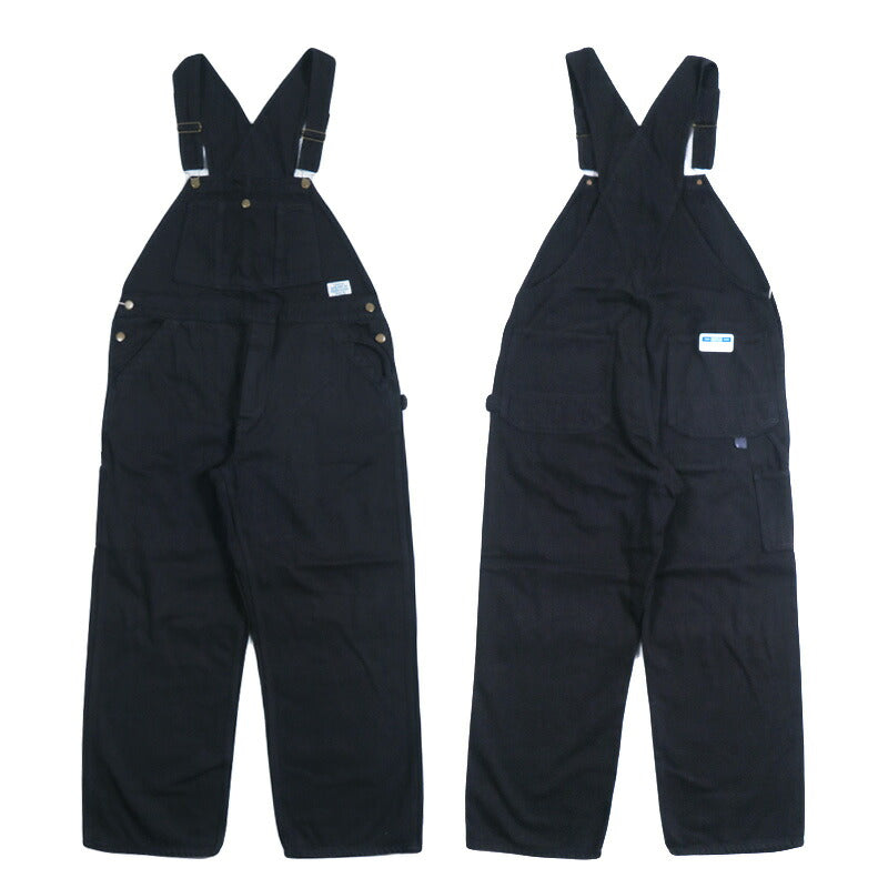 UNION HERCULES MADE ユニオン ヘラクレス メイド 10oz ブラックデニム オーバーオール リジッドカラー by JOHNBULL ジョンブル HE261P11-030 【2026年秋冬新作】