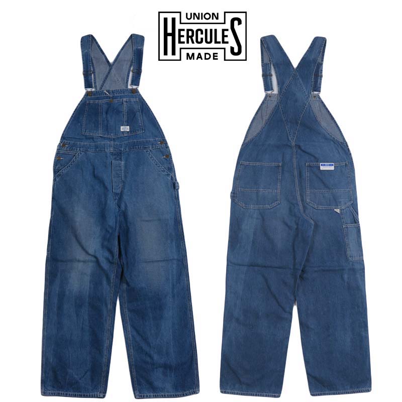 UNION HERCULES MADE ユニオン ヘラクレス メイド 10oz Wブリーチ オーバーオール  by JOHNBULL ジョンブル HE261P11-116 【2026年秋冬新作】
