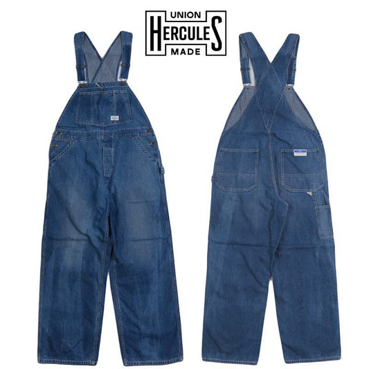 UNION HERCULES MADE ユニオン ヘラクレス メイド 10oz Wブリーチ オーバーオール  by JOHNBULL ジョンブル HE261P11-116 【2026年秋冬新作】