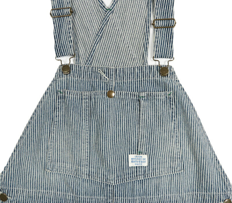 UNION HERCULES MADE ユニオン ヘラクレス メイド 10ozデニム ヒッコリー オーバーオール by JOHNBULL ジョンブル HE261P11-211 【2026年春夏新作】