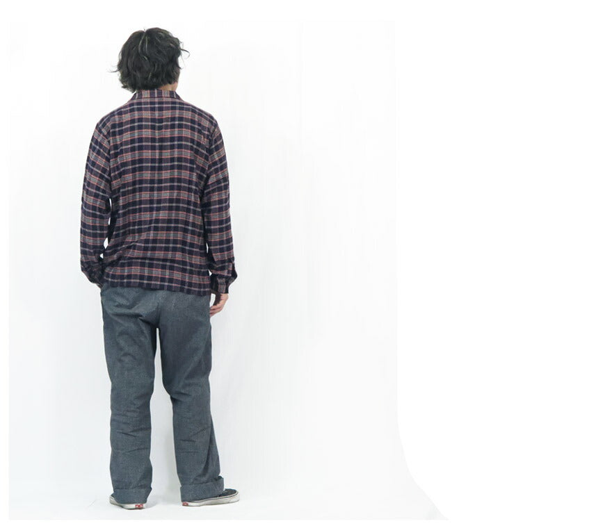 DALLES & CO 달레스앤코 Huco.L 1910s RAYON SHIRT 긴팔 레이온 셔츠 체크 디럭스웨어 DELUXEWARE