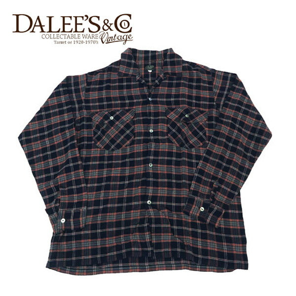 DALLES & CO 달레스앤코 Huco.L 1910s RAYON SHIRT 긴팔 레이온 셔츠 체크 디럭스웨어 DELUXEWARE
