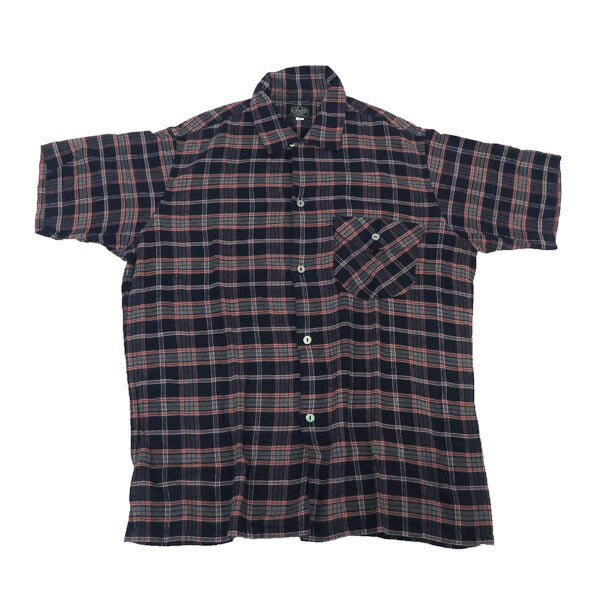 DALLES & CO ダリーズ＆コー Huco.S 1910s RAYON SHIRT 半袖 レーヨンシャツ チェック デラックスウェア DELUXEWARE【2025年春夏新作】