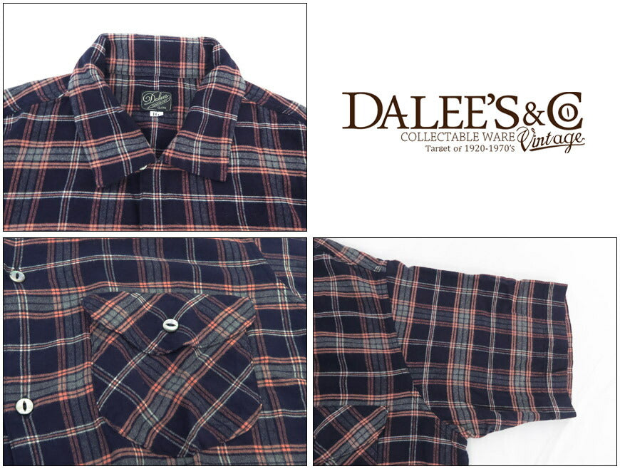 DALLES & CO ダリーズ＆コー Huco.S 1910s RAYON SHIRT 半袖 レーヨンシャツ チェック デラックスウェア DELUXEWARE【2025年春夏新作】