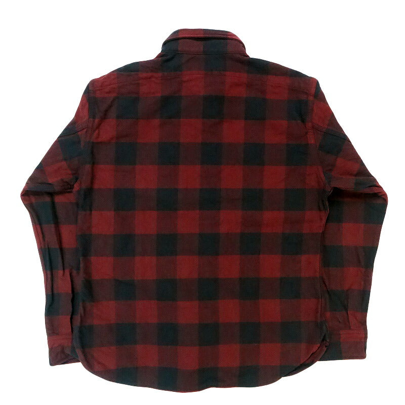 เดลักซ์แวร์ DELUXEWARE เสื้อเชิ้ตแขนยาว เช็คแฟลนเนล "50s BUFFALO CHECK" HV-00A