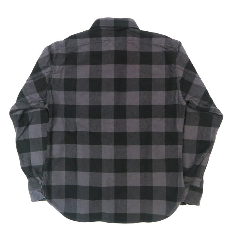 เดลักซ์แวร์ DELUXEWARE เสื้อเชิ้ตแขนยาว เช็คแฟลนเนล "50s BUFFALO CHECK" HV-00A