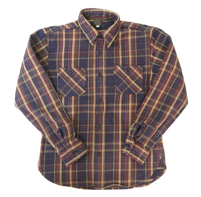 DELUXEWARE DELUXEWARE Kemeja Flanel Tebal Lengan Panjang Kotak-kotak Biru Ombre HV-55
