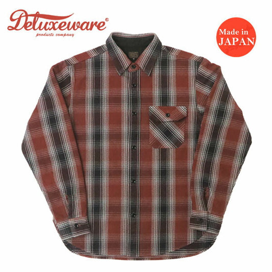 デラックスウェア DELUXEWARE Chemise en flanelle lourde ombrée Union Special HV-59