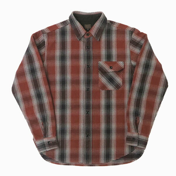 デラックスウェア DELUXEWARE OMBRE HEAVY NEL SHIRT オンブレー ヘビー ネルシャツ ユニオンスペシャル HV-59