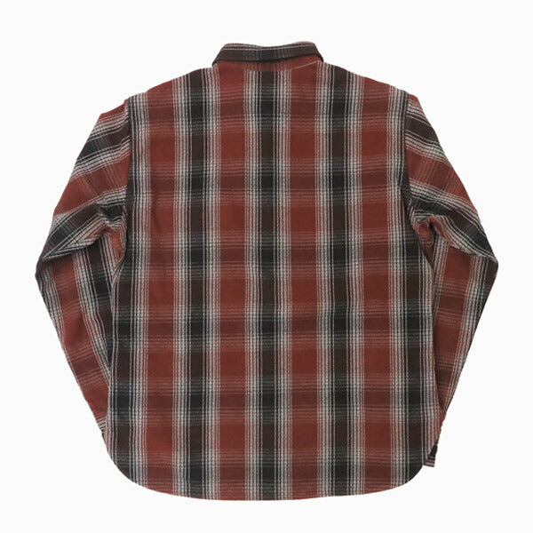 デラックスウェア DELUXEWARE OMBRE HEAVY NEL SHIRT オンブレー ヘビー ネルシャツ ユニオンスペシャル HV-59